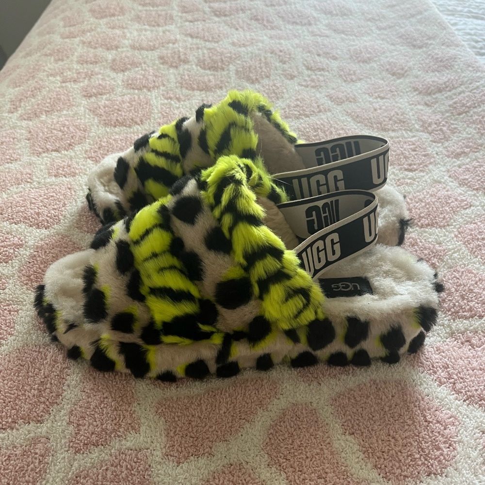 Ugg slides- once worn one time around the house. Super comfy. Just not my style